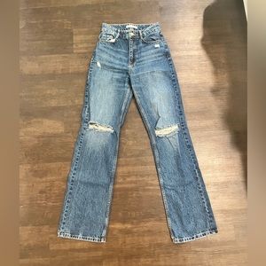 Zara High Rise Flares